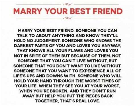 Pin By Lacey Smith On Quotes And Stuff Marry Your Best Friend Marry