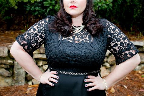 Plus Size Ootd Asos Curve Lace Insert Midi Dress