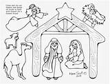 Nativity Coloring Pages Christmas Lds Characters Scene Figures Color Printable Print Hollow Serendipity Getcolorings Getdrawings Good Them They If sketch template