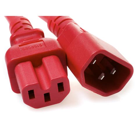 ft     amp red pdu server power cord