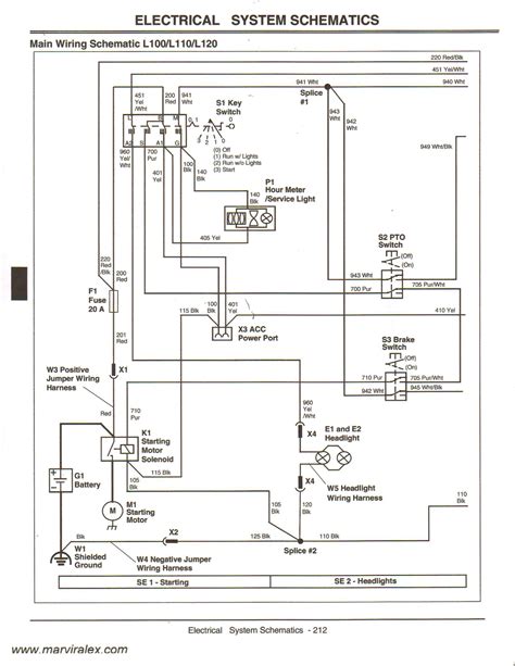 john deere lx wiring diagram  pto