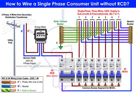 consumer unit wiring uk parallel wiring