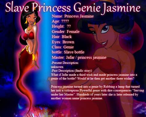 Slave Genie Jasmine Heroes Fanon Wiki Fandom