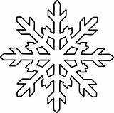 Coloring Pages Snowflake Outline sketch template