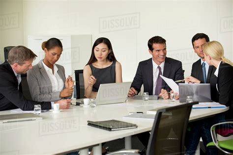 executives  meeting stock photo dissolve