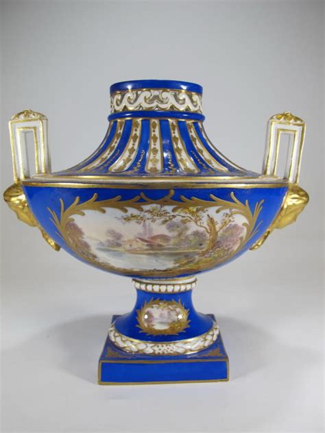 sold price antique french sevres porcelain urn july    pm edt