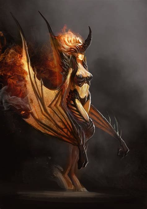 On Deviantart Fantasy Demon