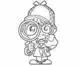 Conan Detective Coloring Pages Spy Kids Glass Magnifying Colouring Color Print Mononoke Princess Drawing Printable Shattered Da Getcolorings Archives Awesome sketch template