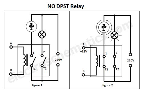 dpst relay double pole single throw