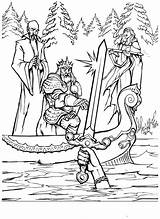 Excalibur Desenho Dover Publications Tudodesenhos Doverpublications sketch template