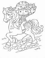 Shortcake Horse sketch template