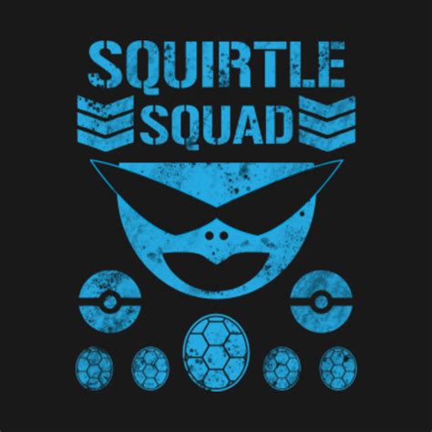 squirtle squad club squirtle  shirt teepublic
