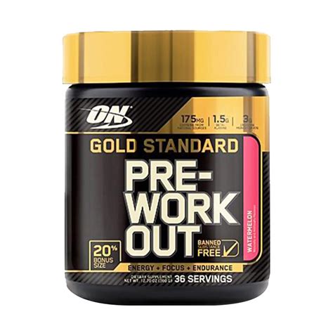 Gold Standard Pre Workout Knockout Nutrition