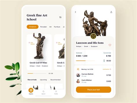 auction app concept auction mobile app design inspiration app design inspiration