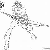 Hawkeye Adamwithers Superhero sketch template