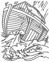 Noah Arche Ark Ausmalbild Bibel sketch template