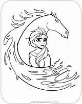 Elsa Nokk Disneyclips Pdf Frozencoloring sketch template