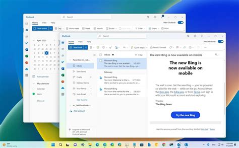 microsoft releases  outlook app  windows  preview pureinfotech