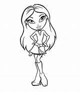Bratz Coloring Pages Coloringpagesabc Printable Posted sketch template