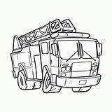 Brandweer Ladderwagen Kleurplaatje Brandweerauto Plekken Hoge Zie Dankzij Komen sketch template