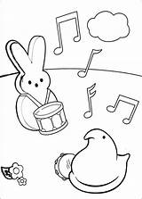 Peeps Coloring Pages Marshmallow Printable Easter Bunny Print Book Sheets Info Candy Kids Marshmallows Colouring Pintar Size Baby Preschool Musical sketch template
