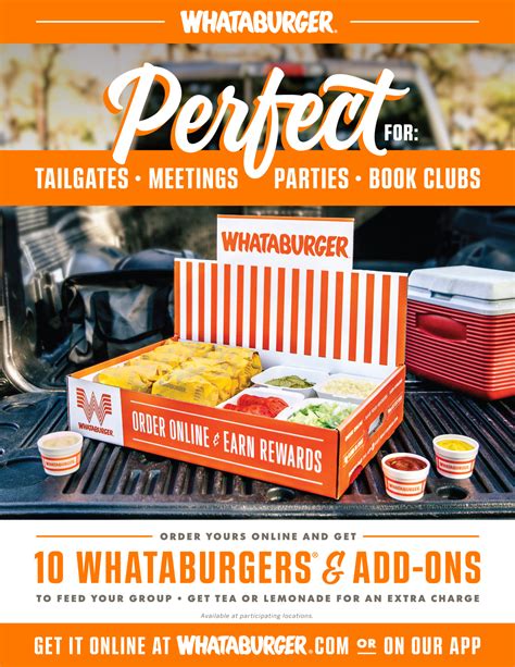 ultimate game day feast whataburger burger box valero alamo bowl