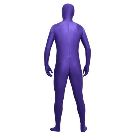 dark purple zentai spandex clothing super  studio