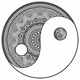 Mandala Zen Mandalas Aesthetic Coloring Self Inspired Healing Spiritual Symbol Stress Anti Increase Stimulate Sense Esteem Tibetan Discover Did Know sketch template