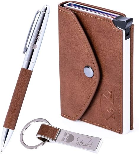 slim wallet for men t box set rfid leather credit card holder