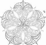 Coloring Pages Adult Mandala Adults Book Flower Books Colouring Templates Printable Patterns Owl Draw Clipart sketch template