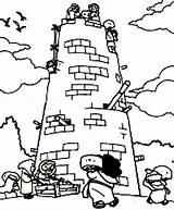 Babel Tower Coloring Pages People Clipart Build Kids Boaz Ruth Color Towers Clip Clipground Getdrawings sketch template