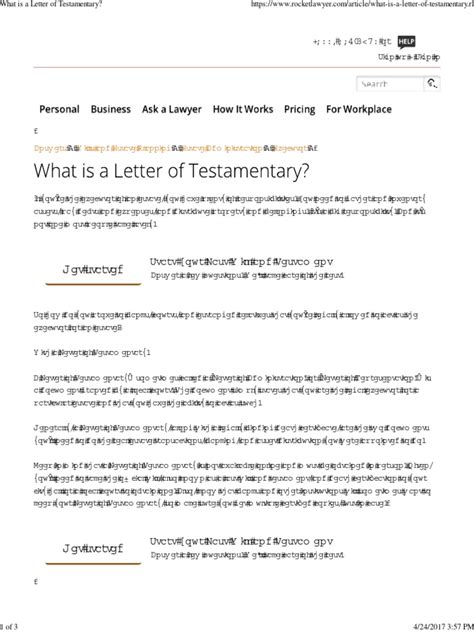 letter  testamentary  virtue common law