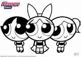 Powerpuff Coloring Girls Pages Cartoon Printable Network Puff Color Kids Print Ppg Powder Book Sheets Characters Books Supercoloring Getcolorings Colorings sketch template