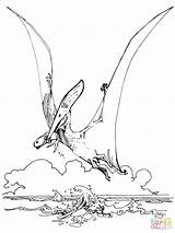 Coloring Pages Pteranodon Pterodactyl Dinosaur Pterosaur Printable Dinosaurs Online Color Super Getcolorings Mosasaurus Print Getdrawings Top Library Clipart Popular Choose sketch template