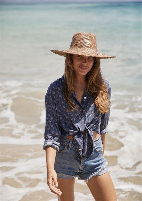 Jasmine Tie Shirt Navy Auguste The Label Tied Shirt Beachy Outfits