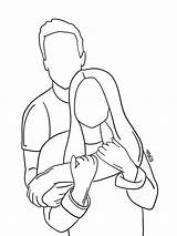 Hugging Pareja Couples Zeichnung Personen Contorno Zeichnungen Umriss Personas Esquema Skizze Aesthetic Simples Rostros Besuchen Garabateados Abstractos sketch template