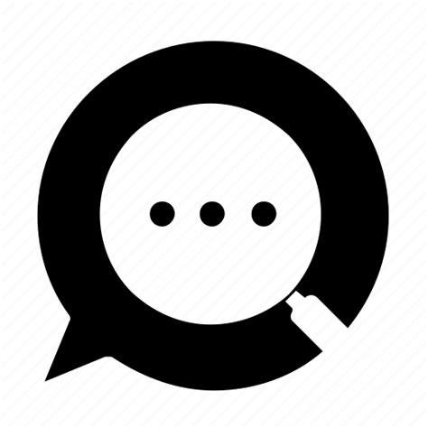 chat find message search icon   iconfinder