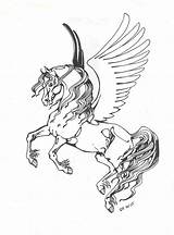 Pegasus Witt Dy Winged Question Ausmalbild sketch template