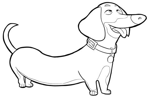 sausage dog coloring pages printable coloring pages