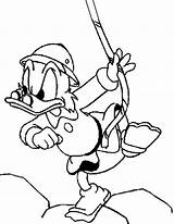 Scrooge Mcduck Coloring Uncle Mountaineer sketch template