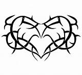 Heart Thorns Clipartmag Drawing sketch template