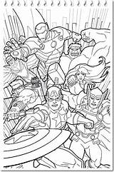 Coloring Avengers Pages Wonderful Pdf Book sketch template