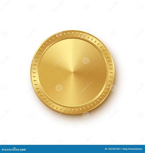 golden medallion template isolated  white background vector design