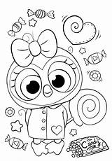 Coloring Pages Bojanke Doll Candy Cuties Kids раскраски Print из категории все Choose Board Preschool sketch template
