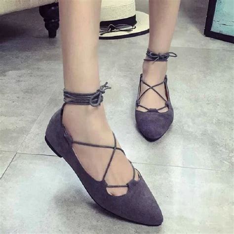 2016 New Summer Cross Strap Women Sandals Ankle Strap Pointed Toe Sex