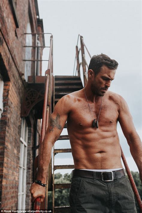 man candy hollyoaks jamie lomas works up a sweat in sexy