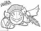 Knight Meta Kirby Coloring Pages Charfade Printable Color Kids Print Deviantart Getcolorings Friends Bettercoloring sketch template
