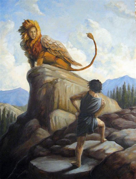Oedipus And The Sphinx By Taekwondonj On Deviantart