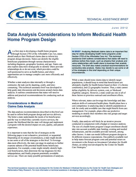 Data Analysis Considerations To Inform Medicaid Health