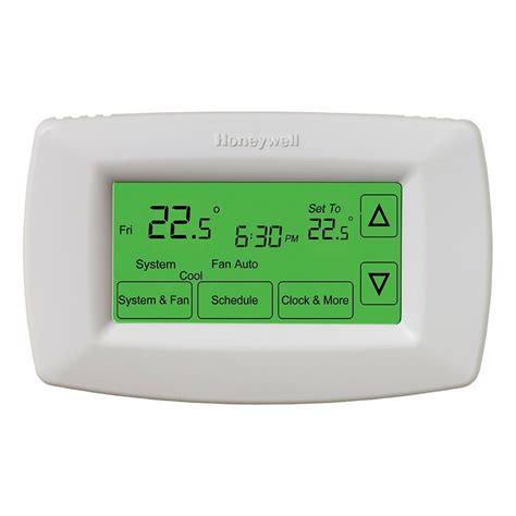 honeywell  day touchscreen programmable digital thermostat white programmable thermostat